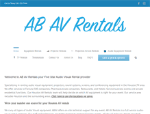 Tablet Screenshot of abavrentals.com